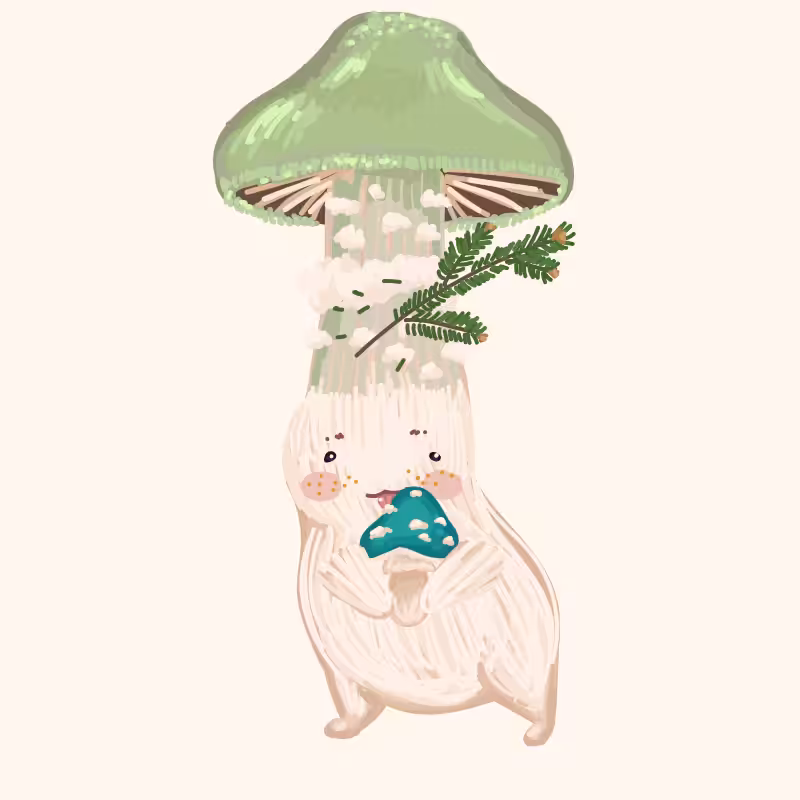 Cute Mushrooms Forest Guys #5