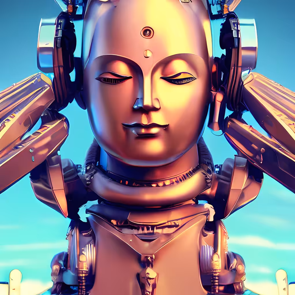Buddha Futuristic
