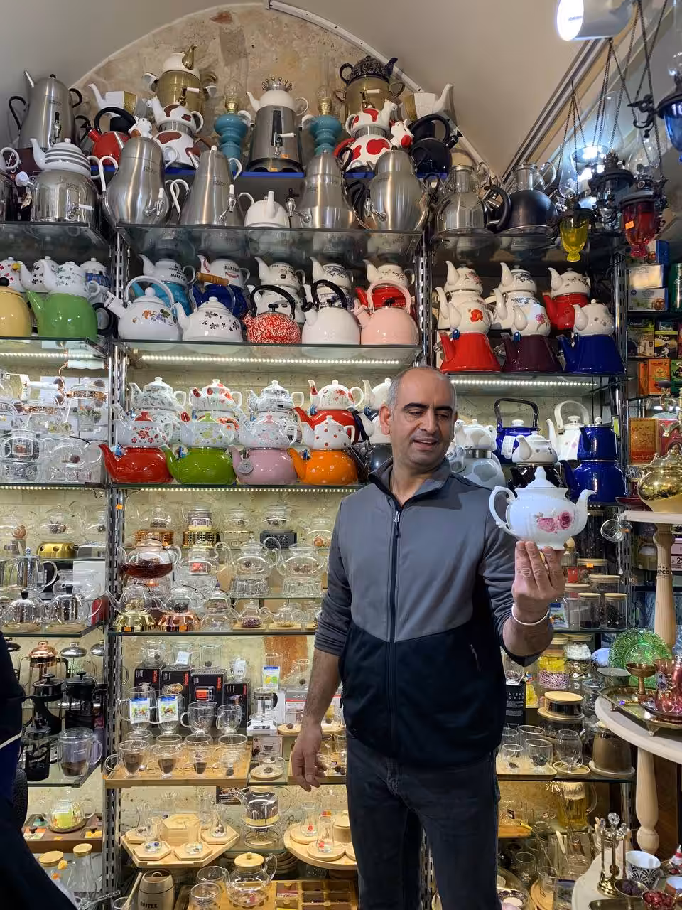 The moments: Teapot seller