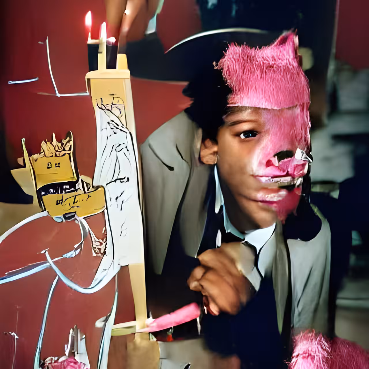 Basquiat mask 4
