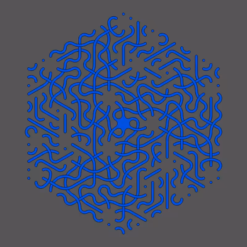 Threefold Symmetry - Dark Variations #437