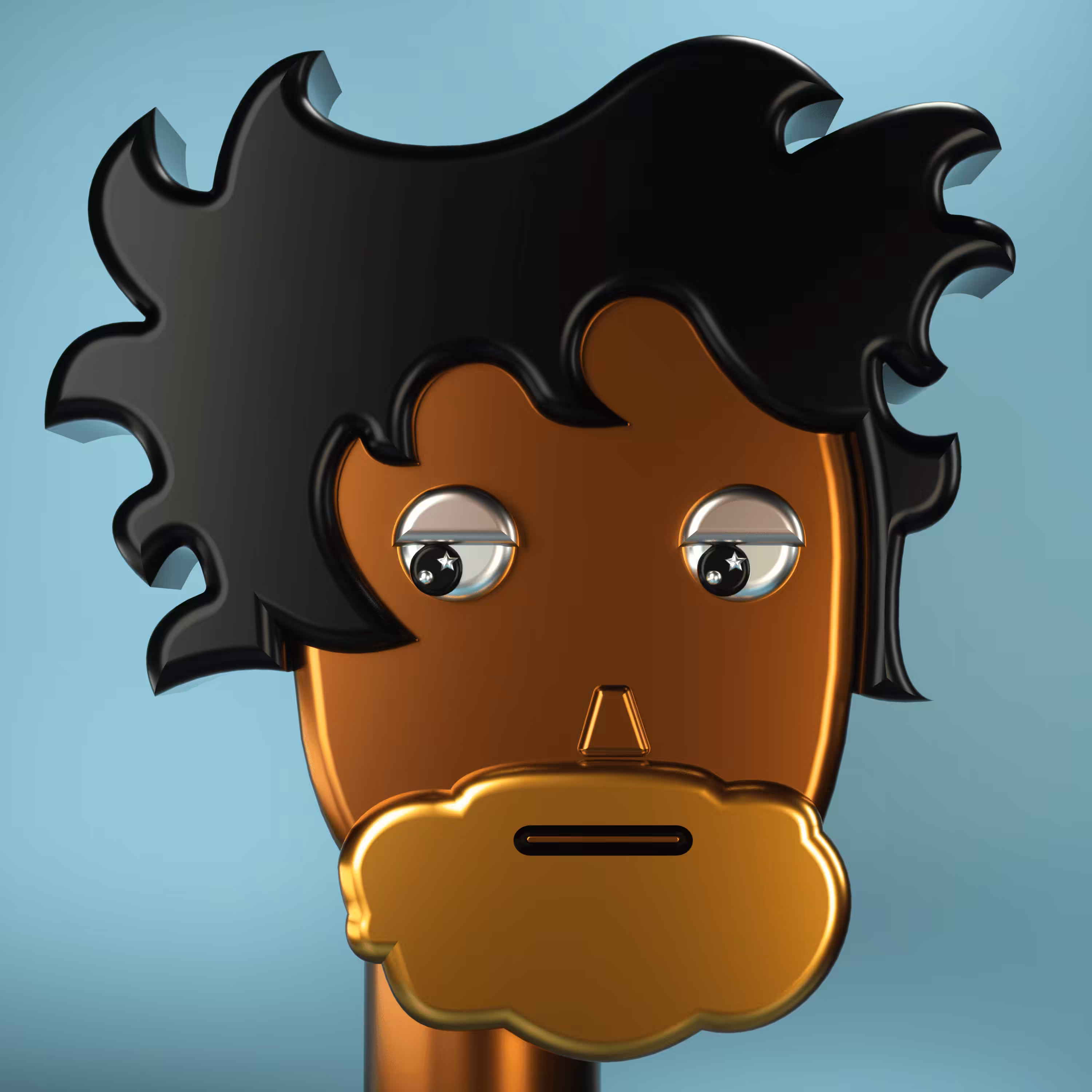 3D Chrome Punk #0182