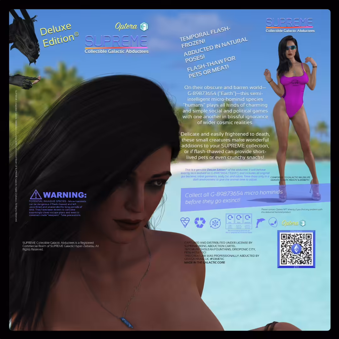 Galactic Abductees • Series 01 • #021 - Romina Morales Deluxe Edition®