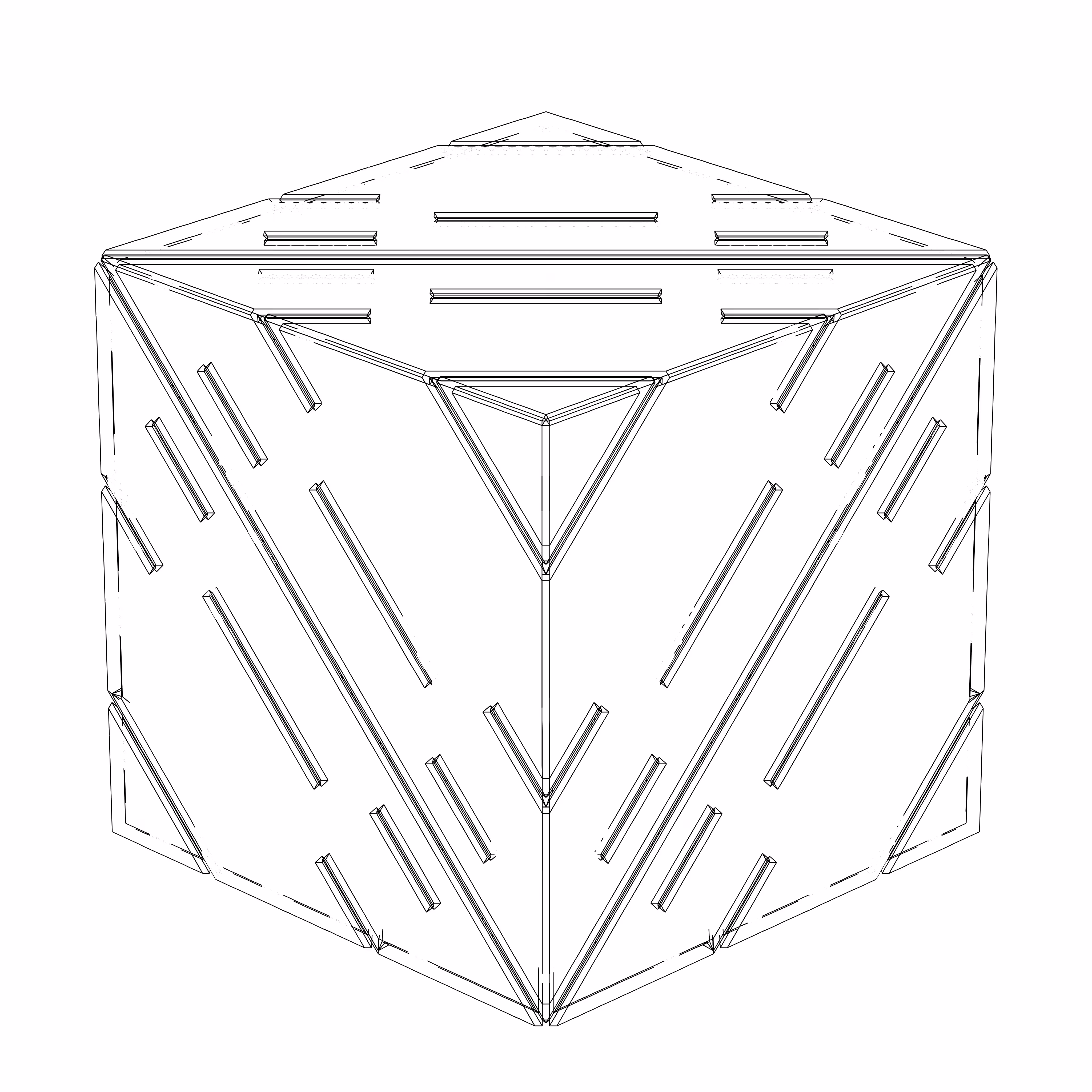 LL21 Alien Art Cube #816