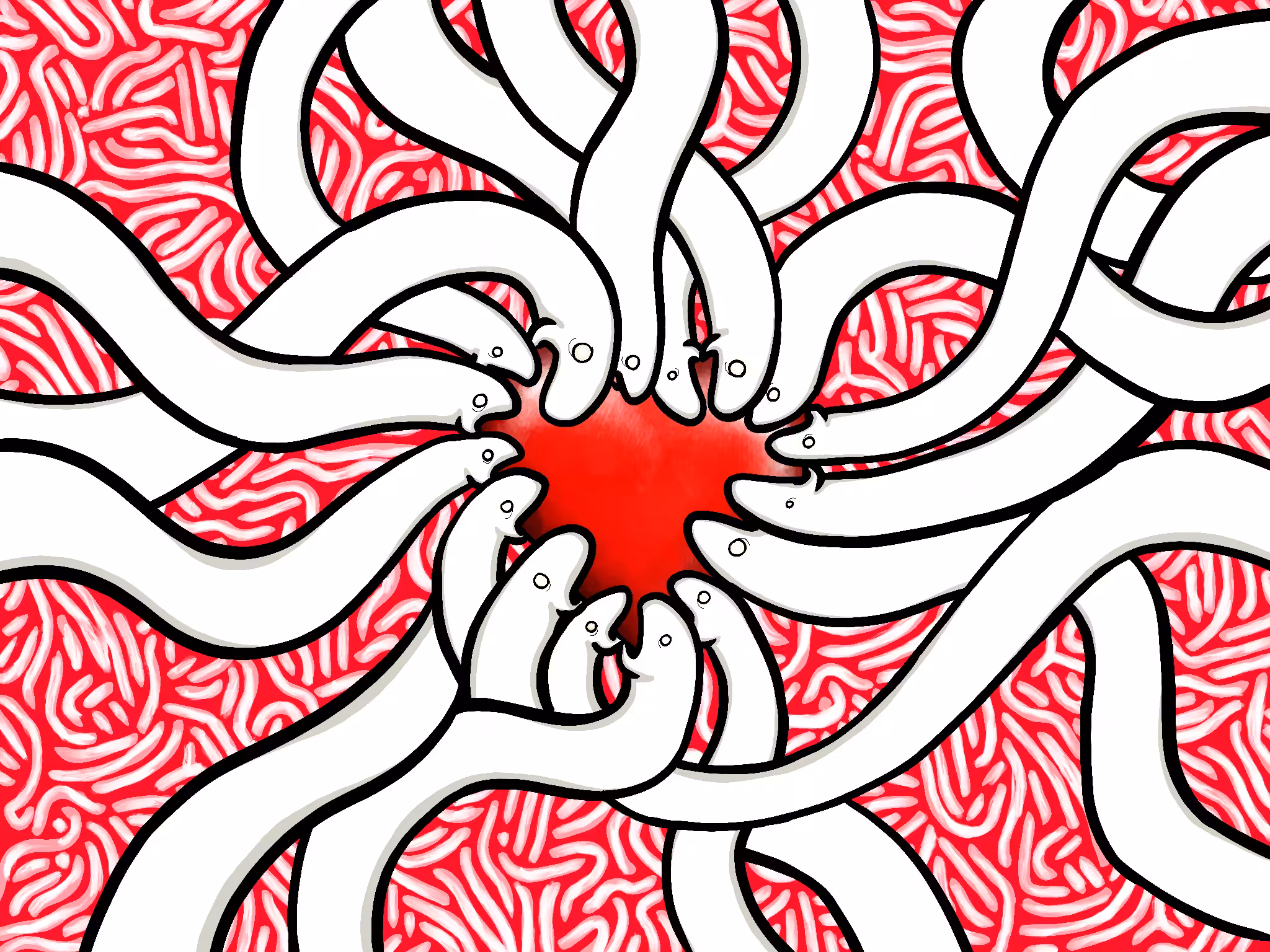 Lovely Snakes RED