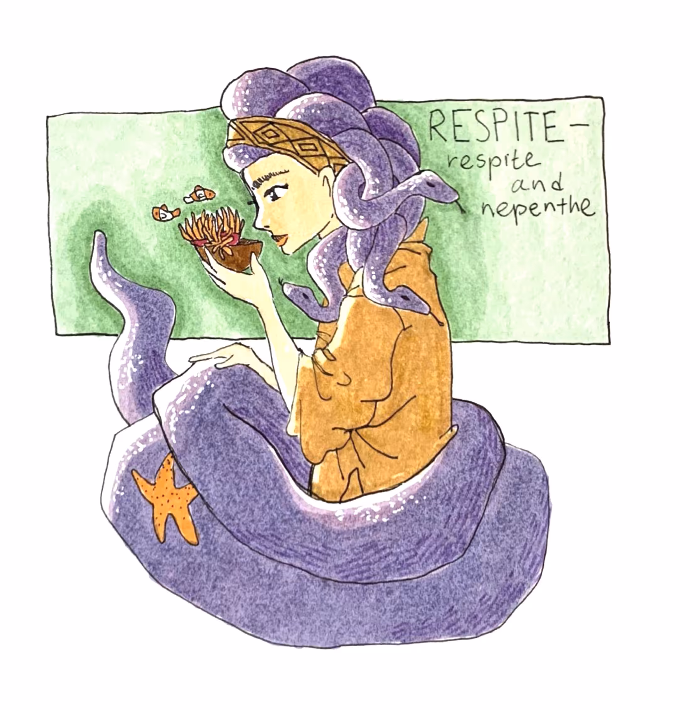 Mermaid #3 (Sea Snakes)
