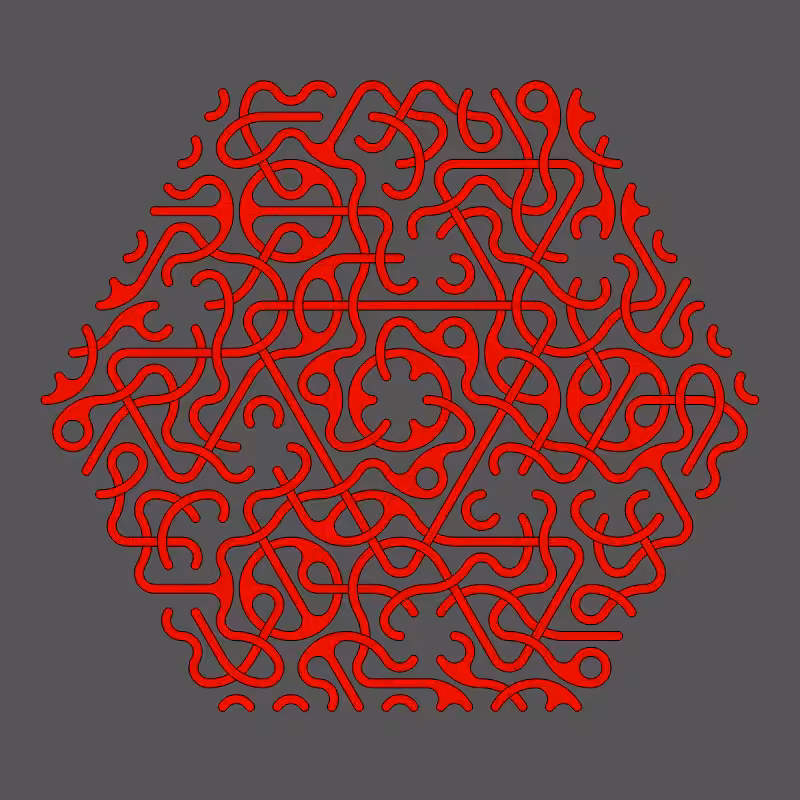 Threefold Symmetry - Dark Variations #57