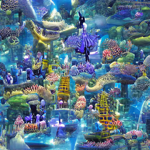 Underwater Fairy City