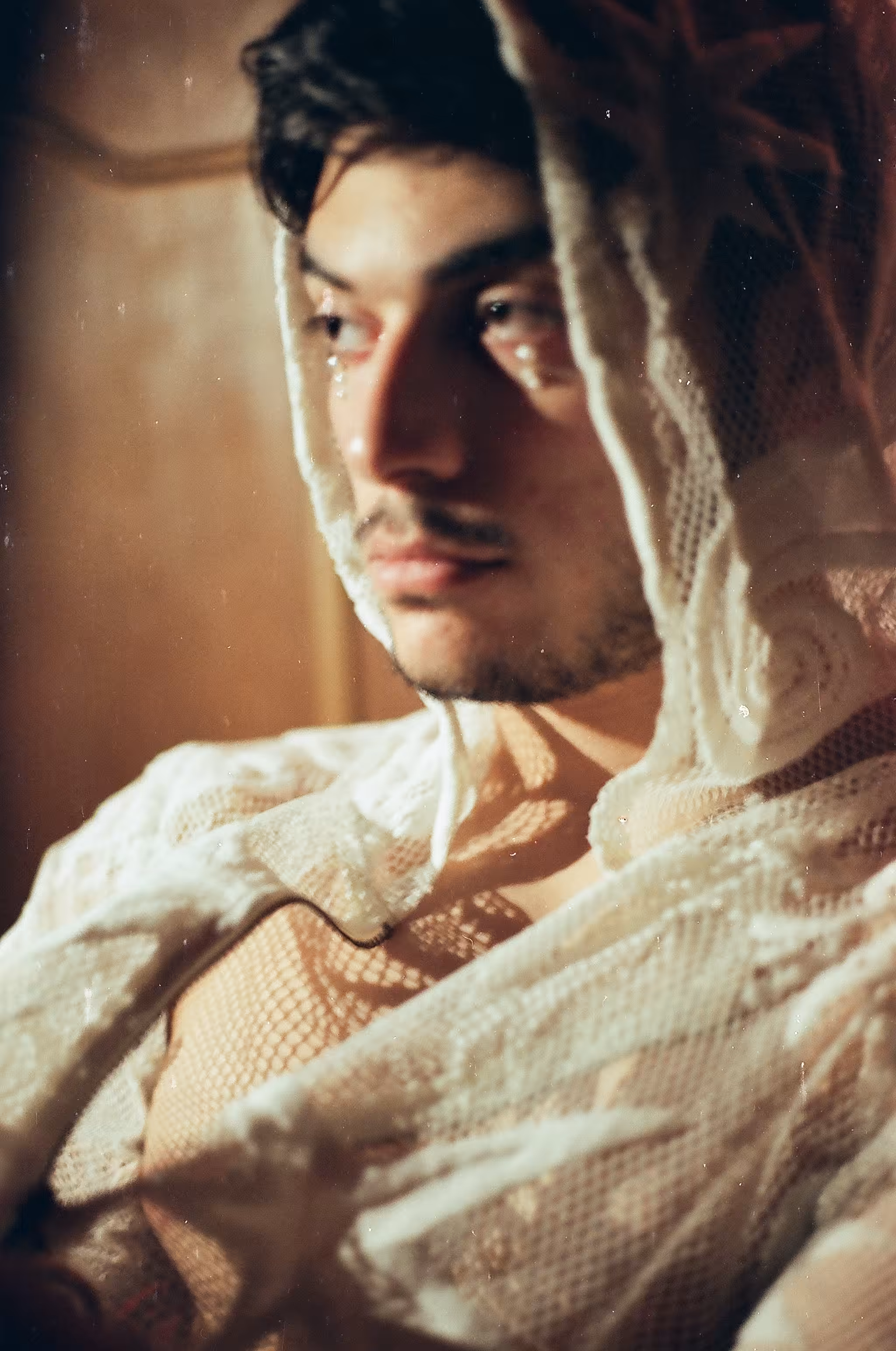 A boy made of pearls