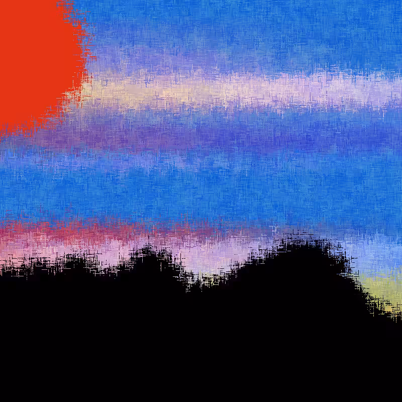 Sunset in memory #19