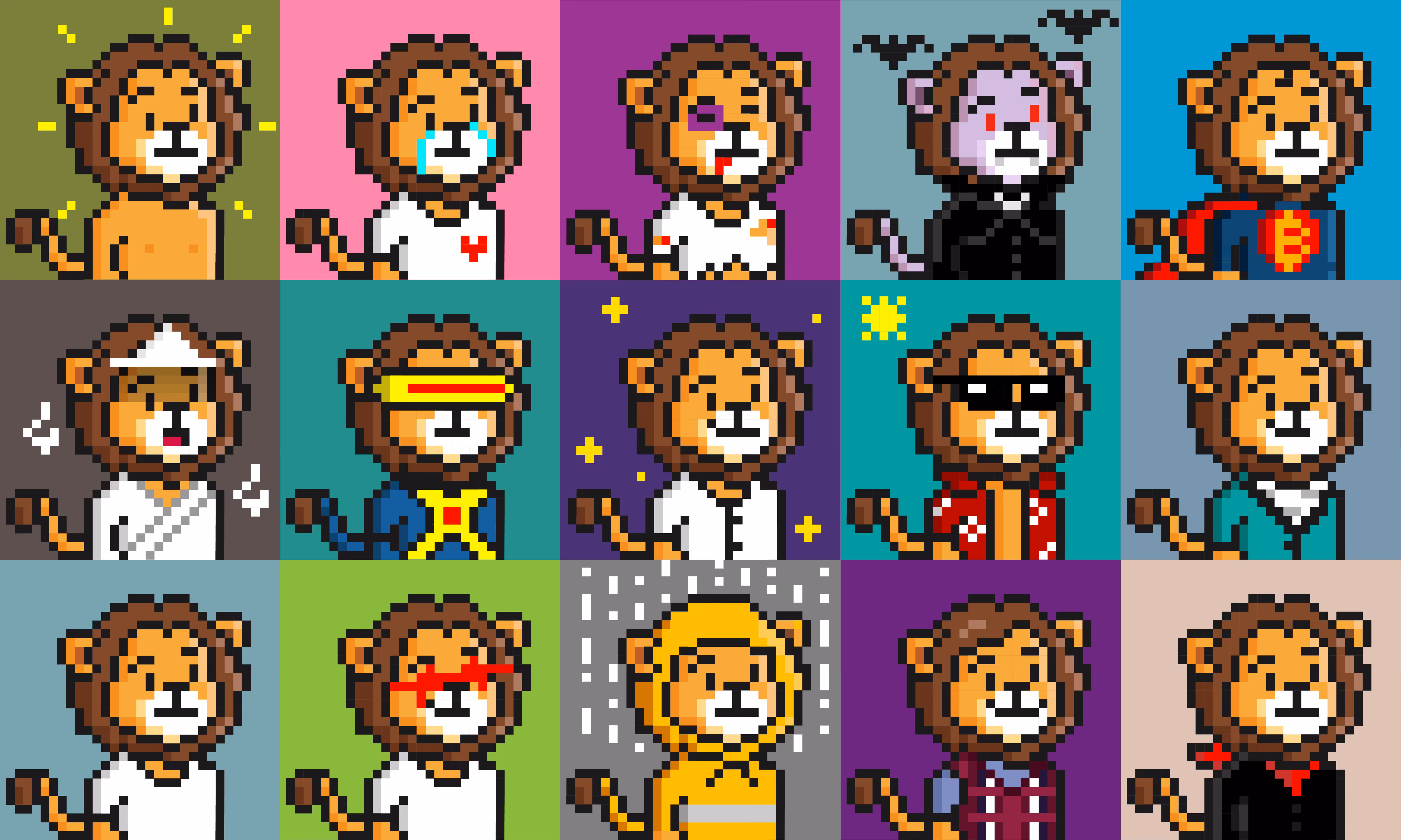 Pixel Lion