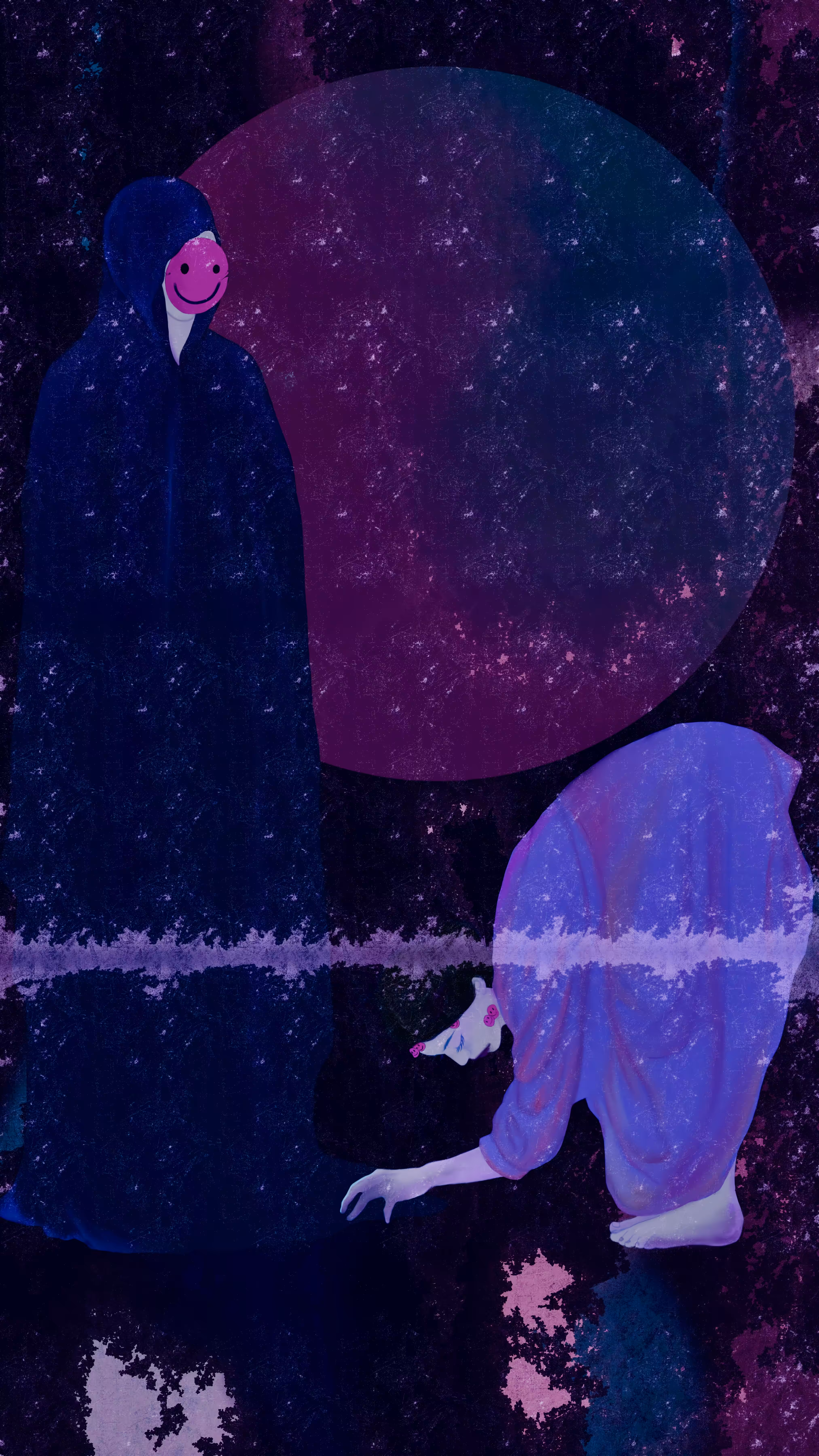 Behind the darkness
