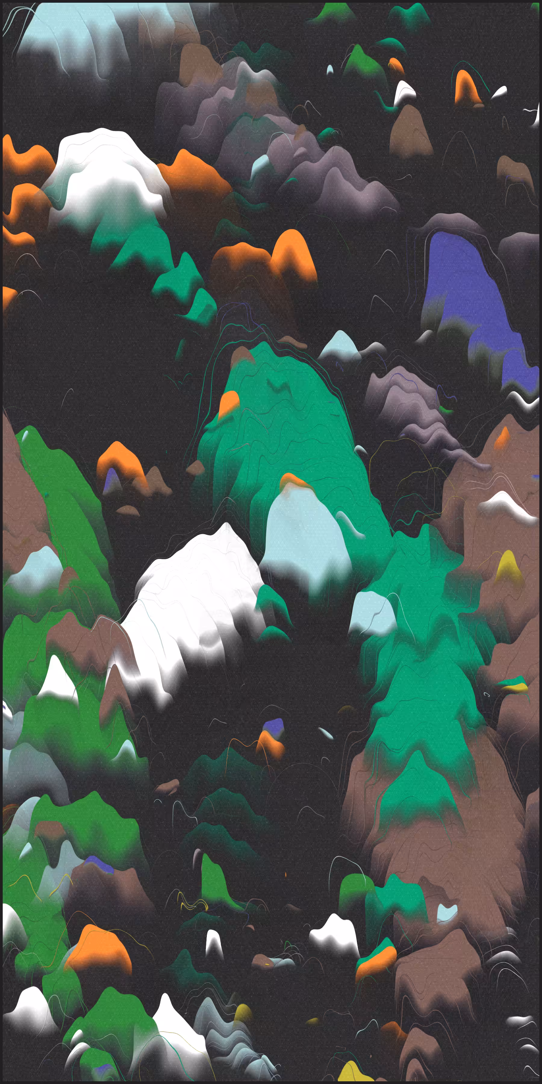 晩夏の山岳 Mountains in Late Summer #57