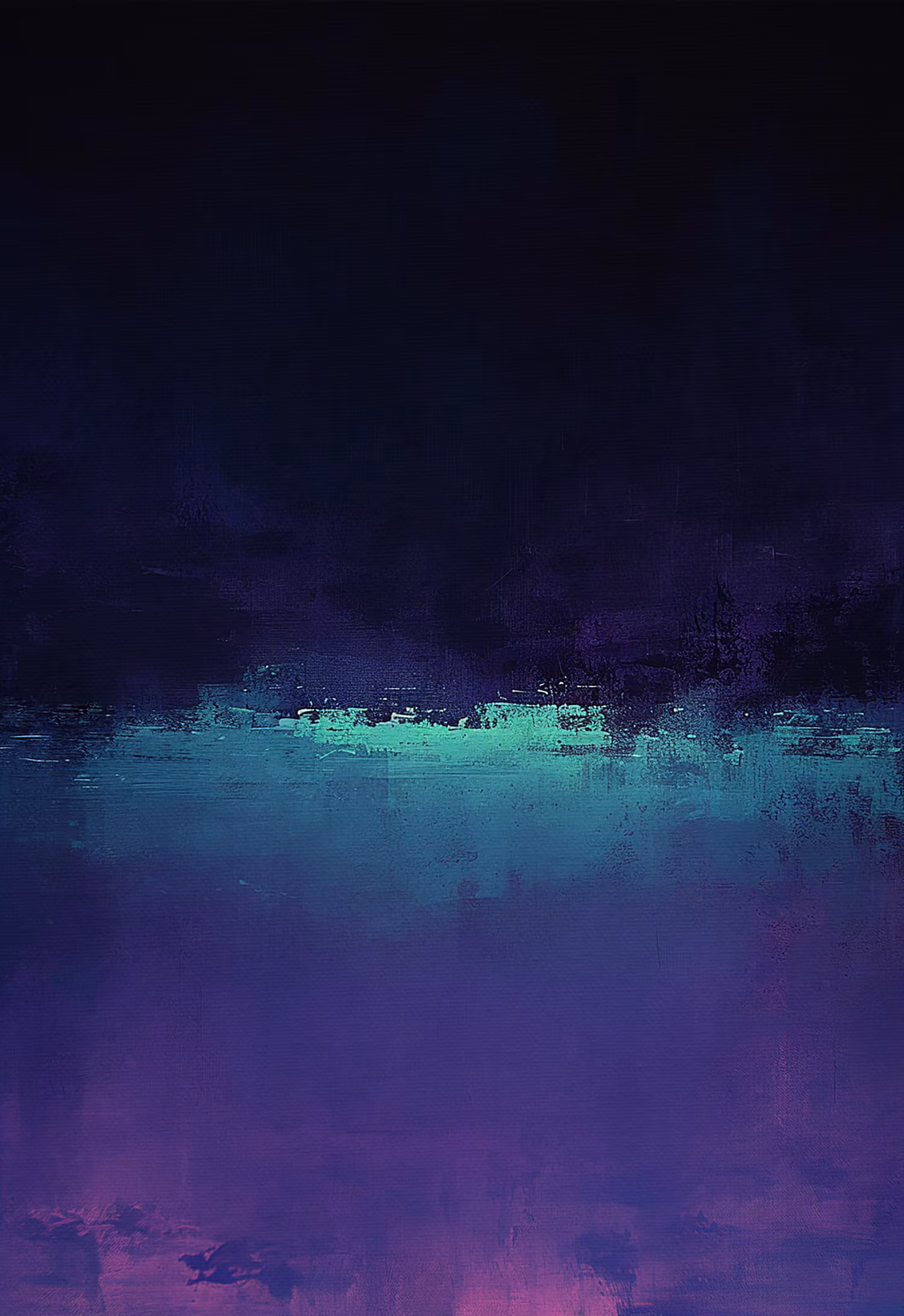 Reflections on Rothko. Finale in shades of blue and pink