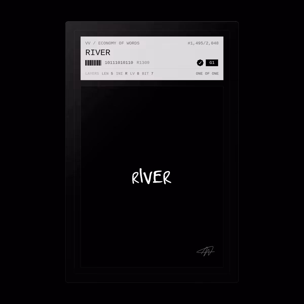 RIVER · #1495
