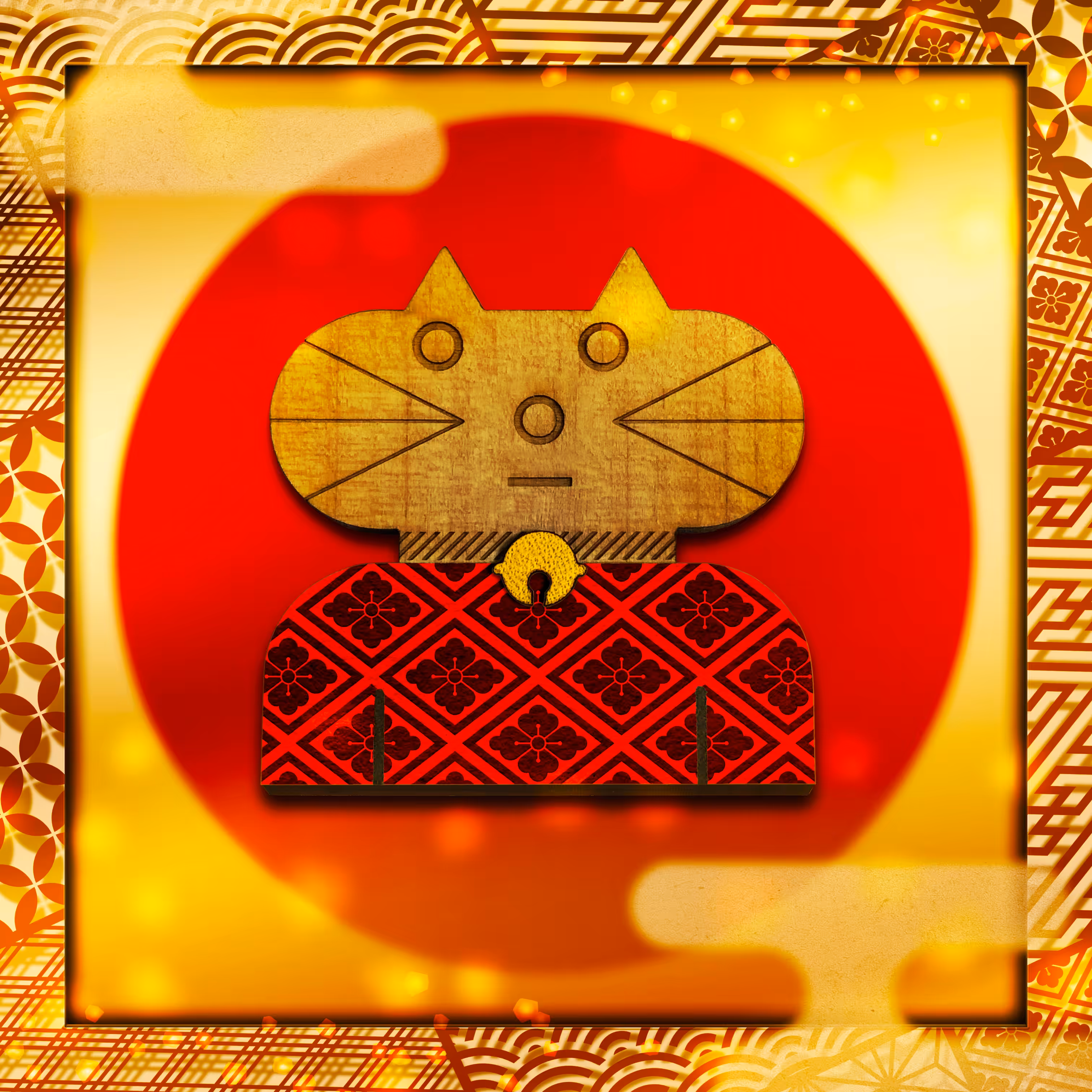 Pattern cat #030_JAPAN