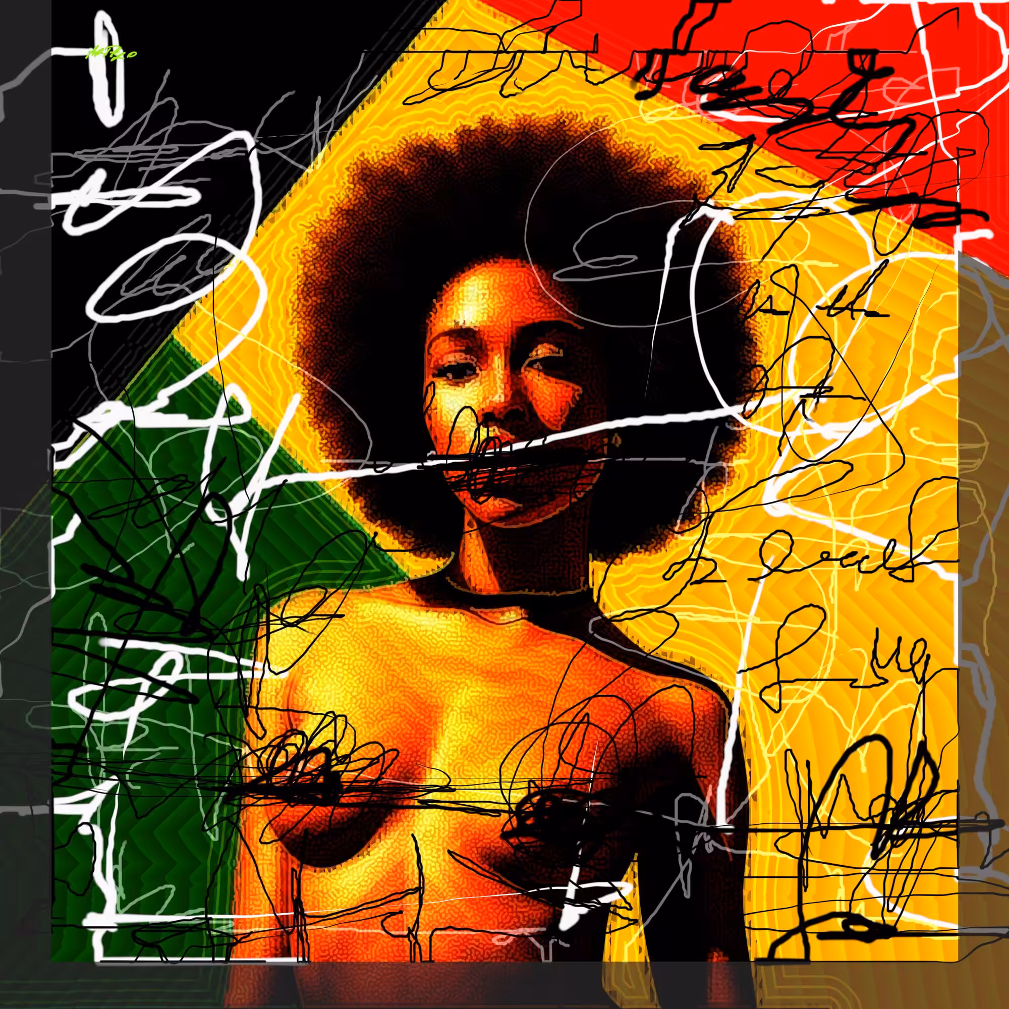 Ayana, Jamaican Graffiti from a Beautiful Girl FT Card V1