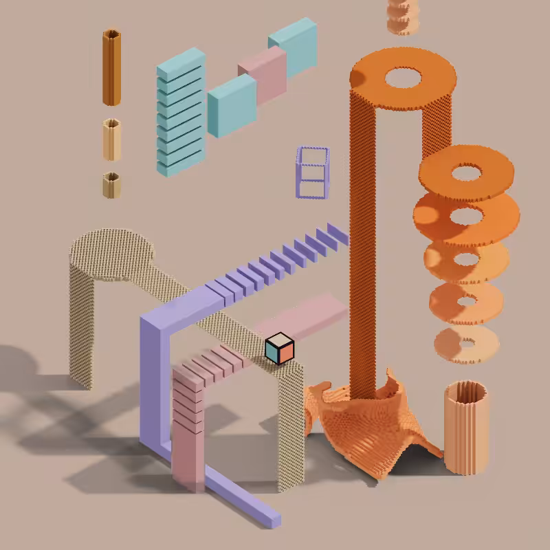 Cube colorful #26