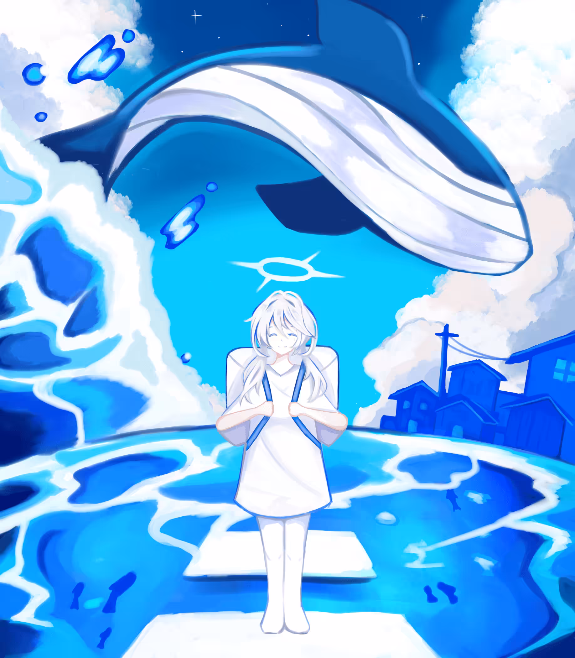 The adventure in the blue.
