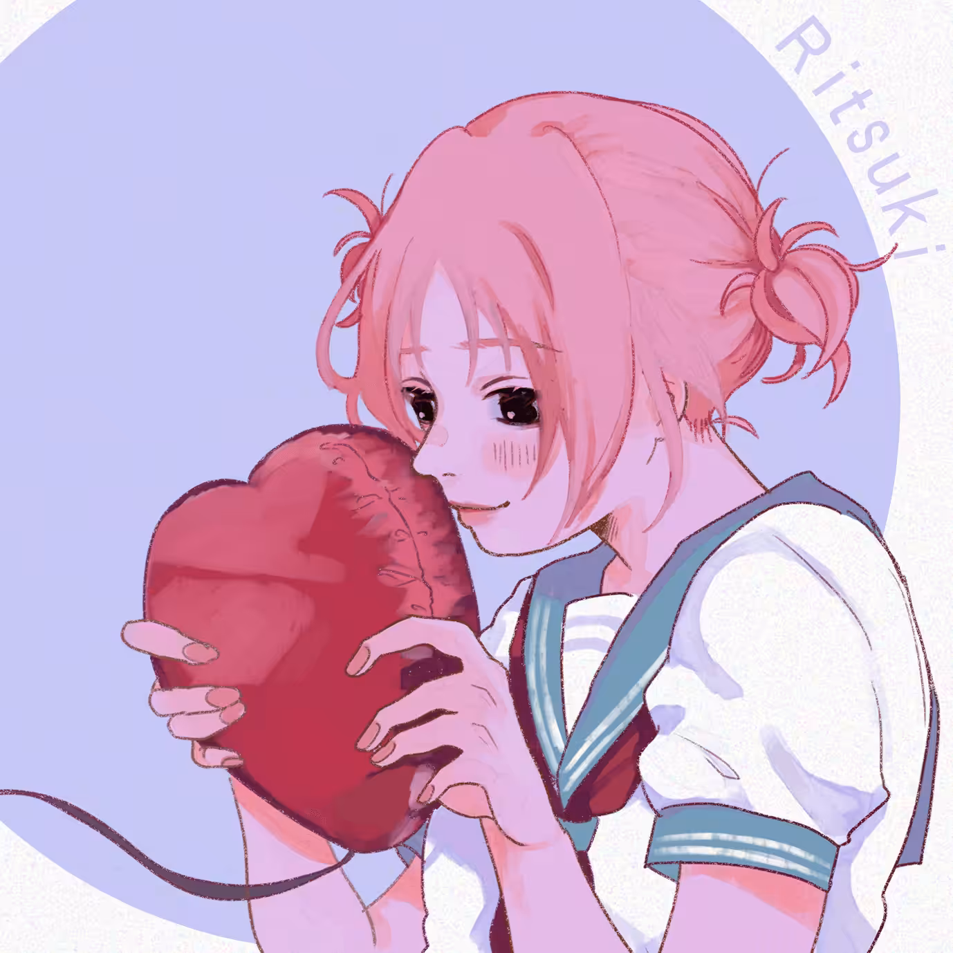 Mei with a heart balloon ver