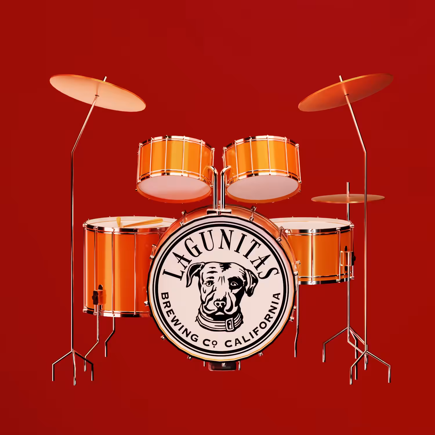 A bateria da Lagunitas