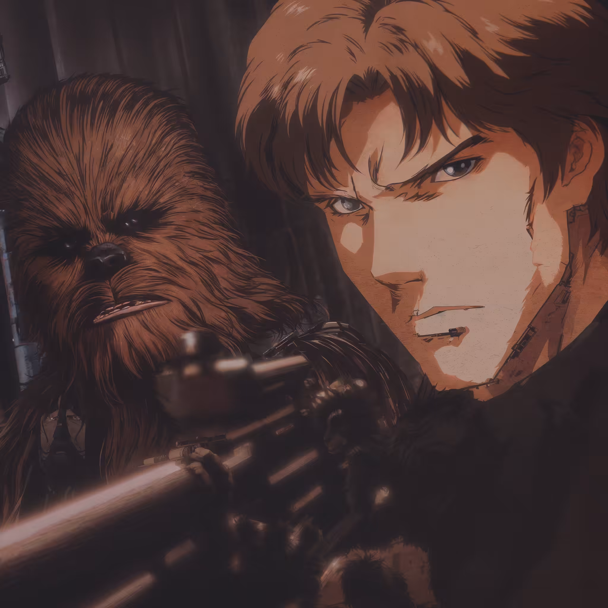 Chewbacca & Han Solo 80s Edition