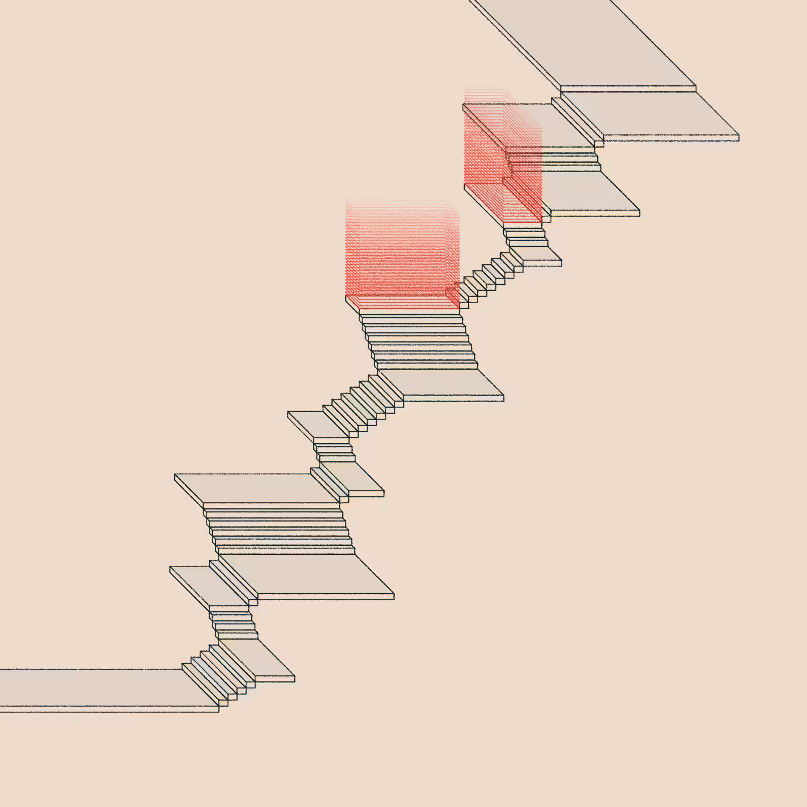 Stairs in a room #58