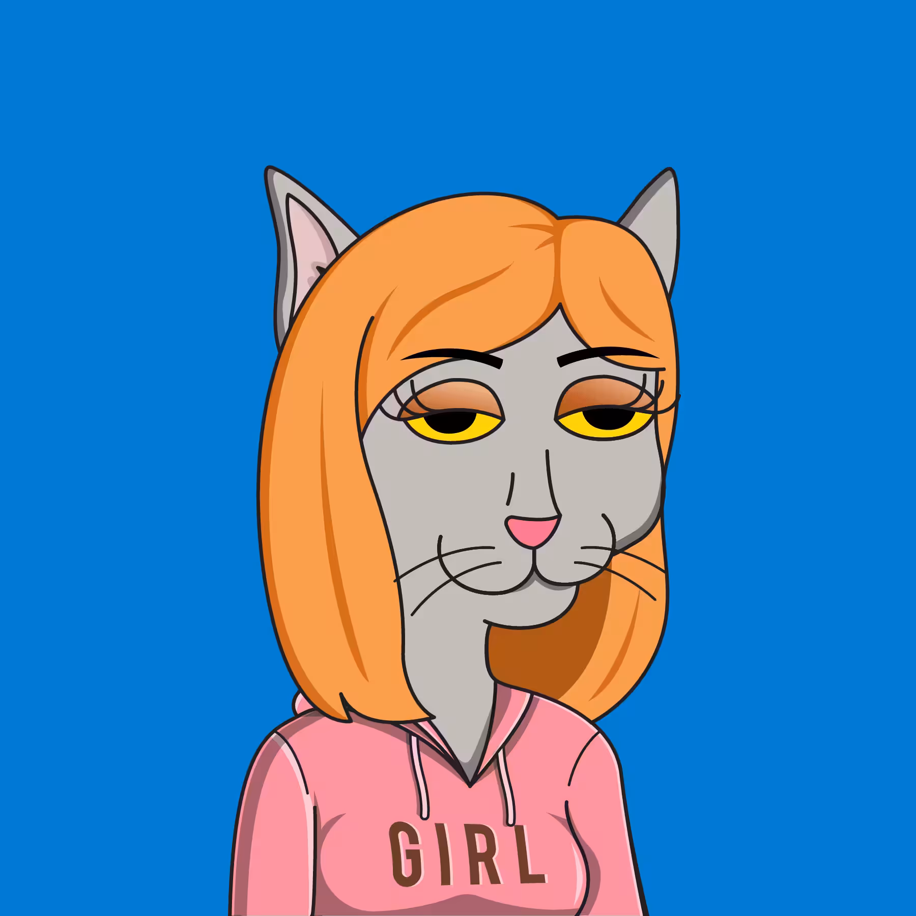 Girl Cat #597