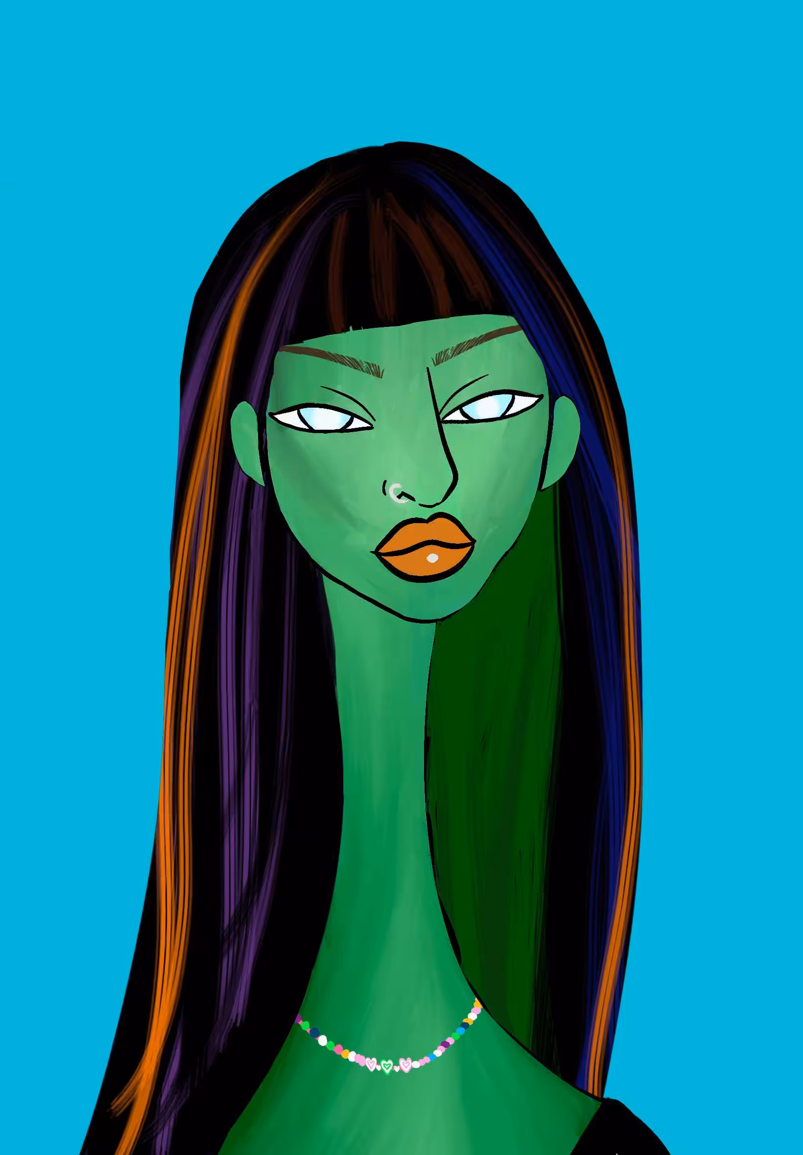 Long Neckie Ladies: Long Neckie Lady #1016