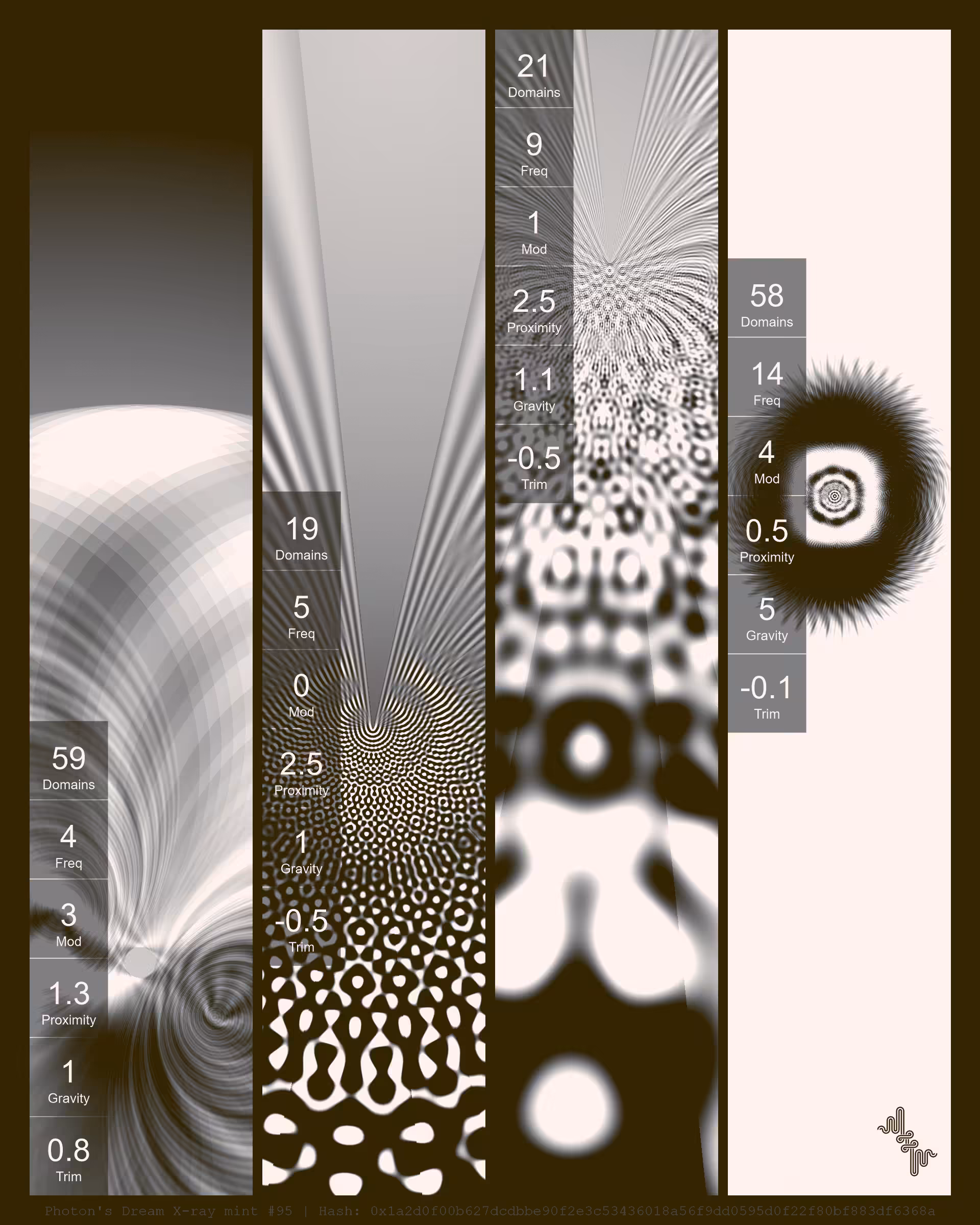 Photon's Dream X-rays by Harvey Rayner: Photon's Dream X-ray mint#95