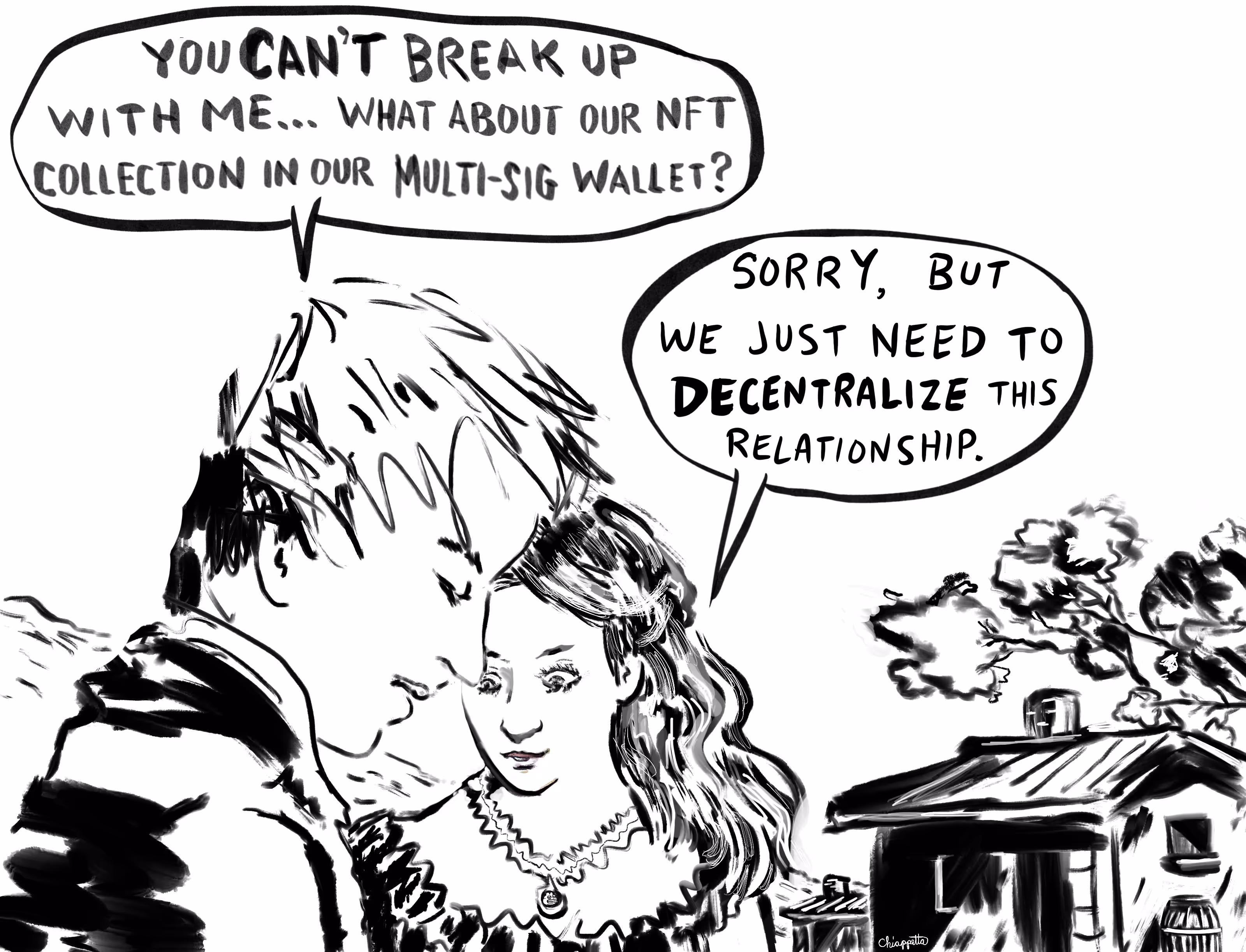 Love Saved Via NFTs? Black & White Edition