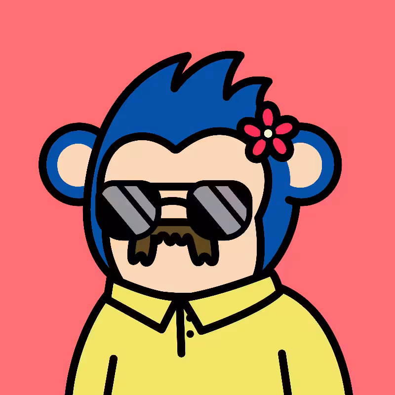 Blue Monkey #8