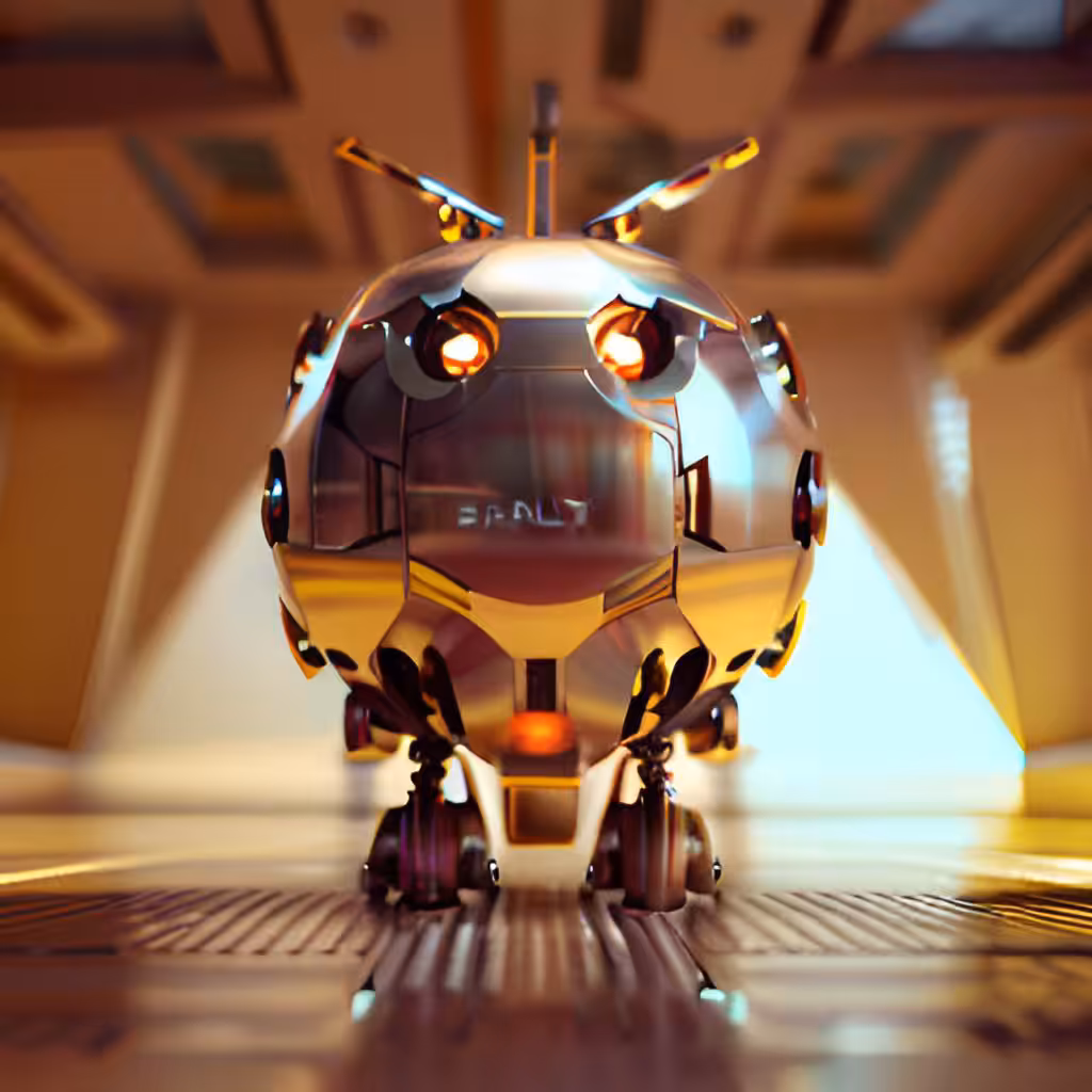 Golden Robotic Apples #6