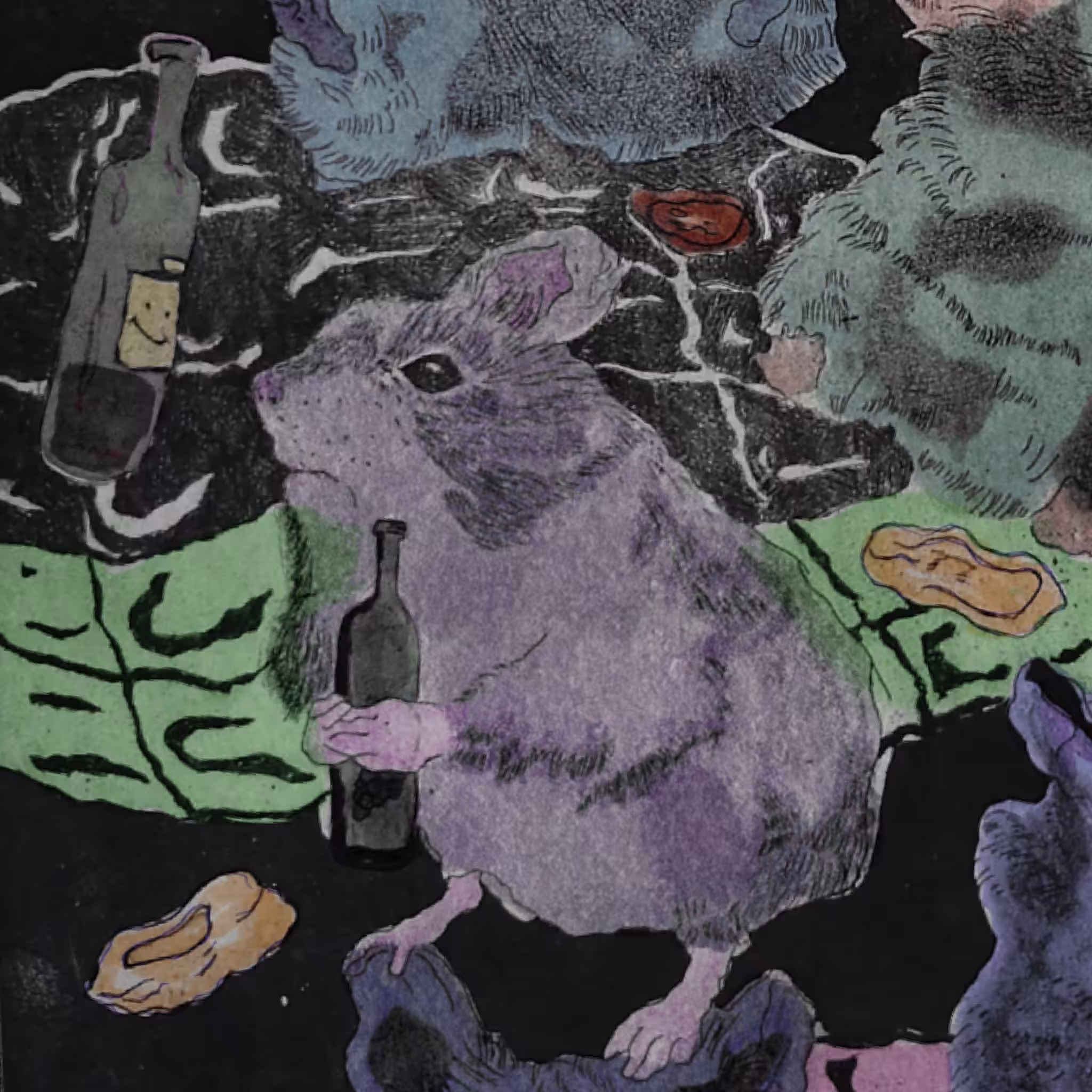 rats drink wine too