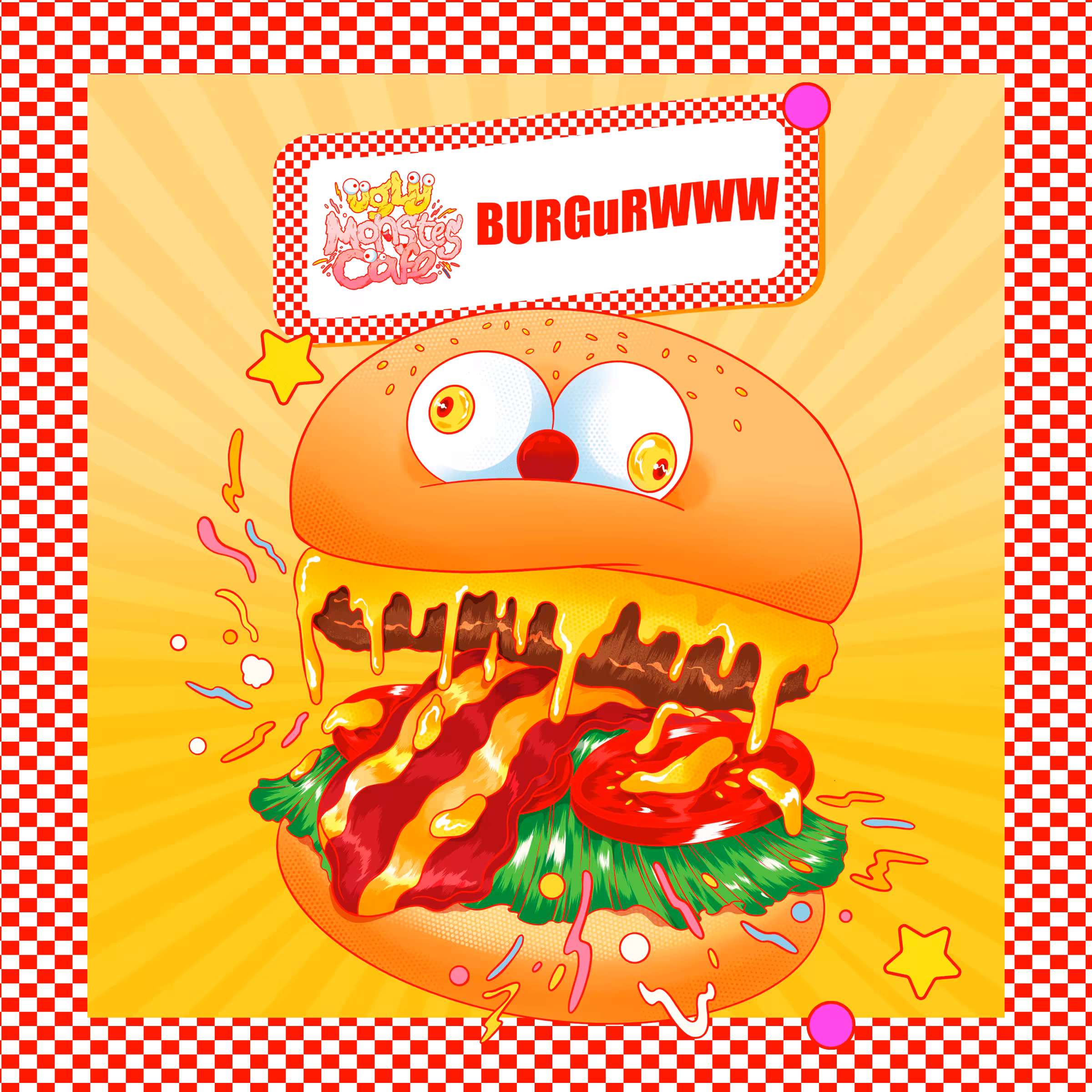 UGLY MONSTER CAFE: BURGuRWWW