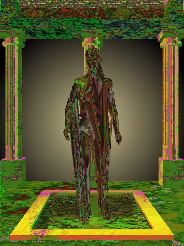 HeavenComputer: The Receding Sealwax Red Woman #4275