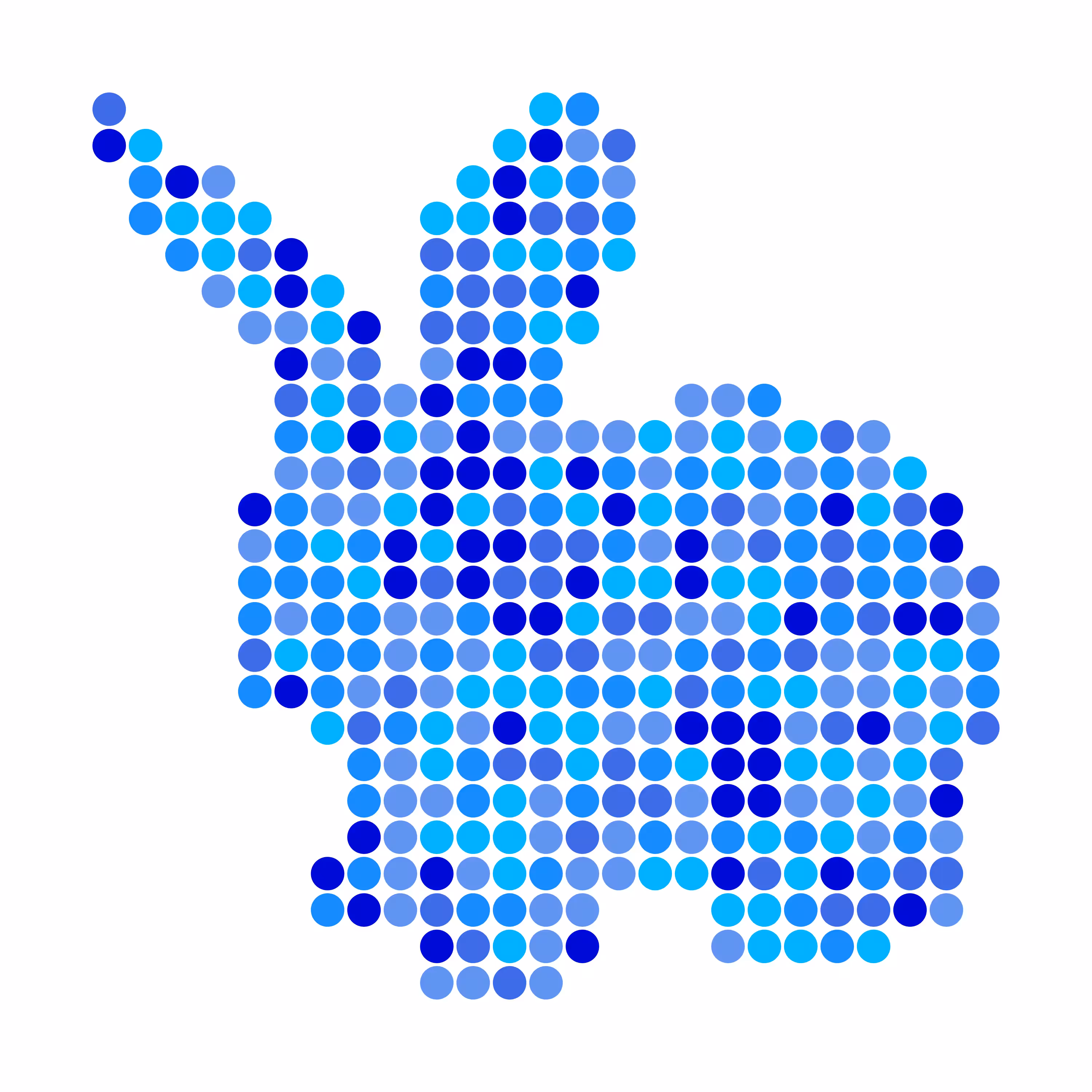 Spot Bunny (Blue)
