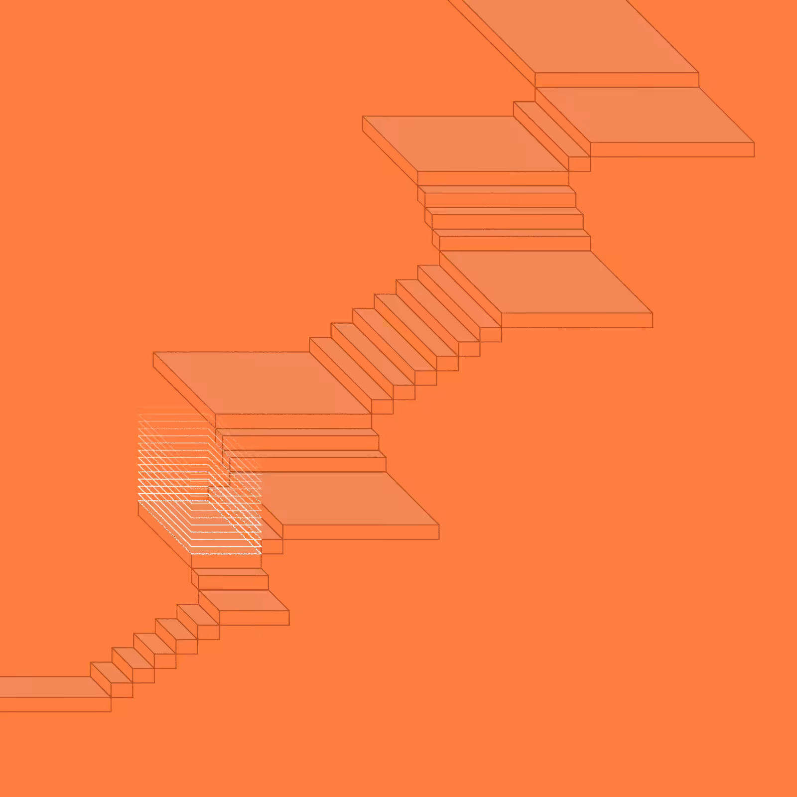 Stairs in a room #87
