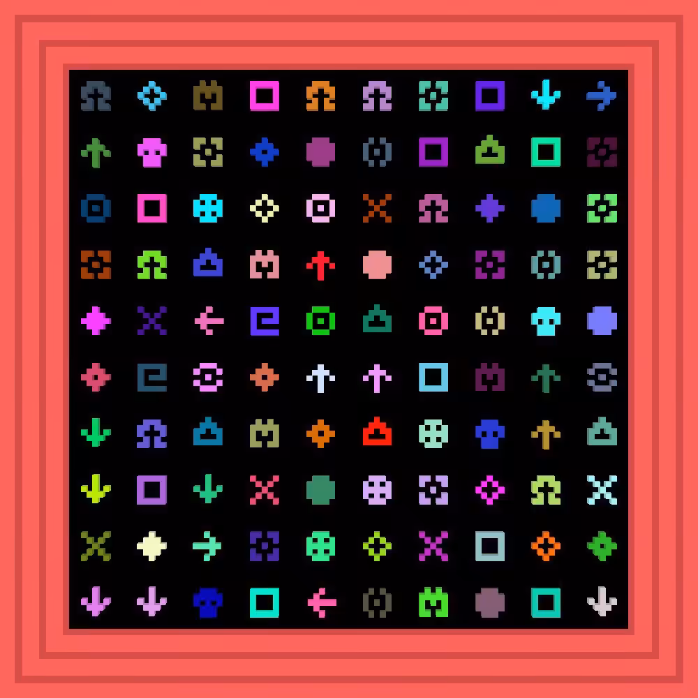 gordie olive leela :: Procedural Symbols #255/1000