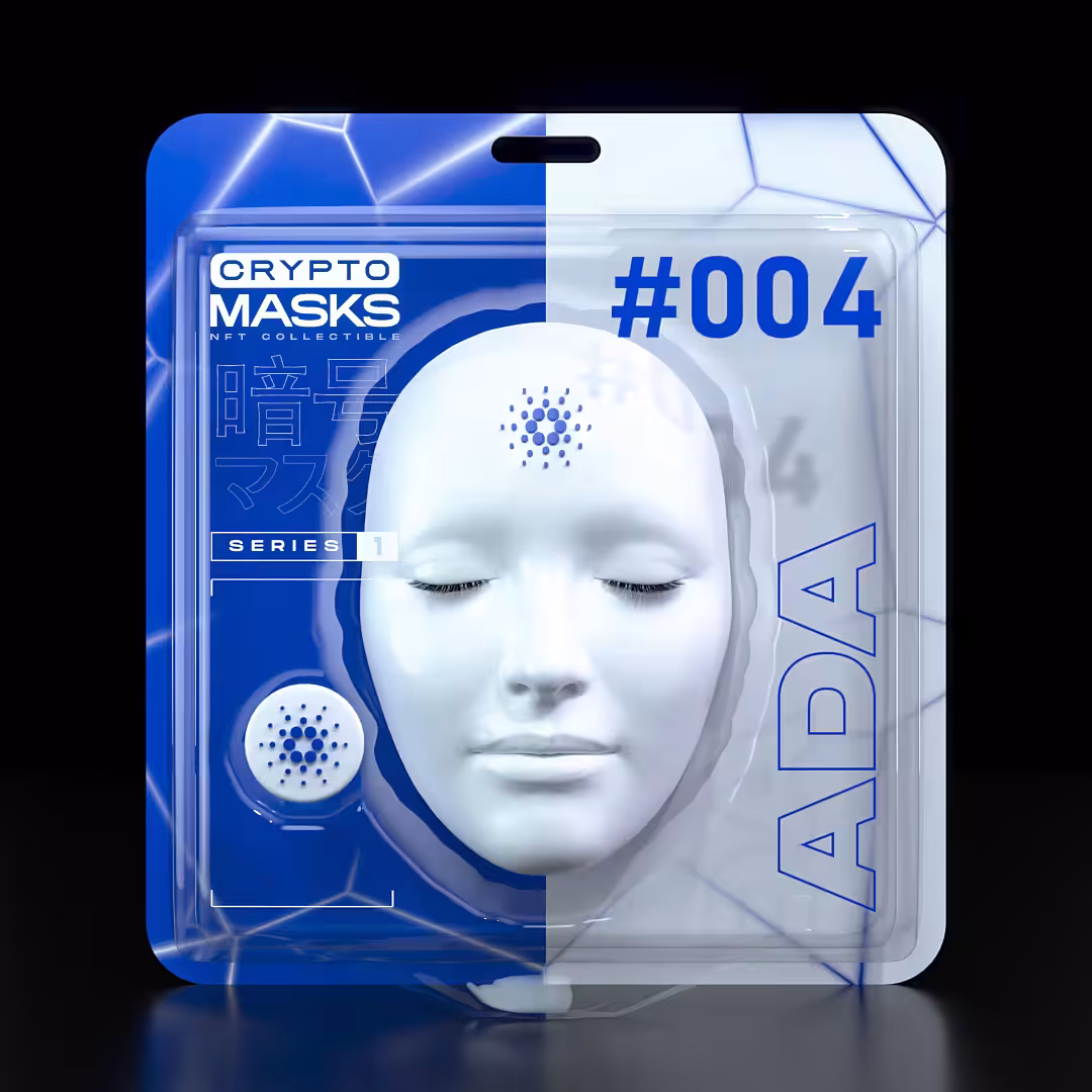 CRYPTO MASKS - Series 1 - #004 - ADA