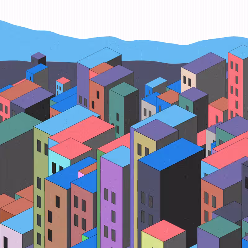 Coloured City #21
