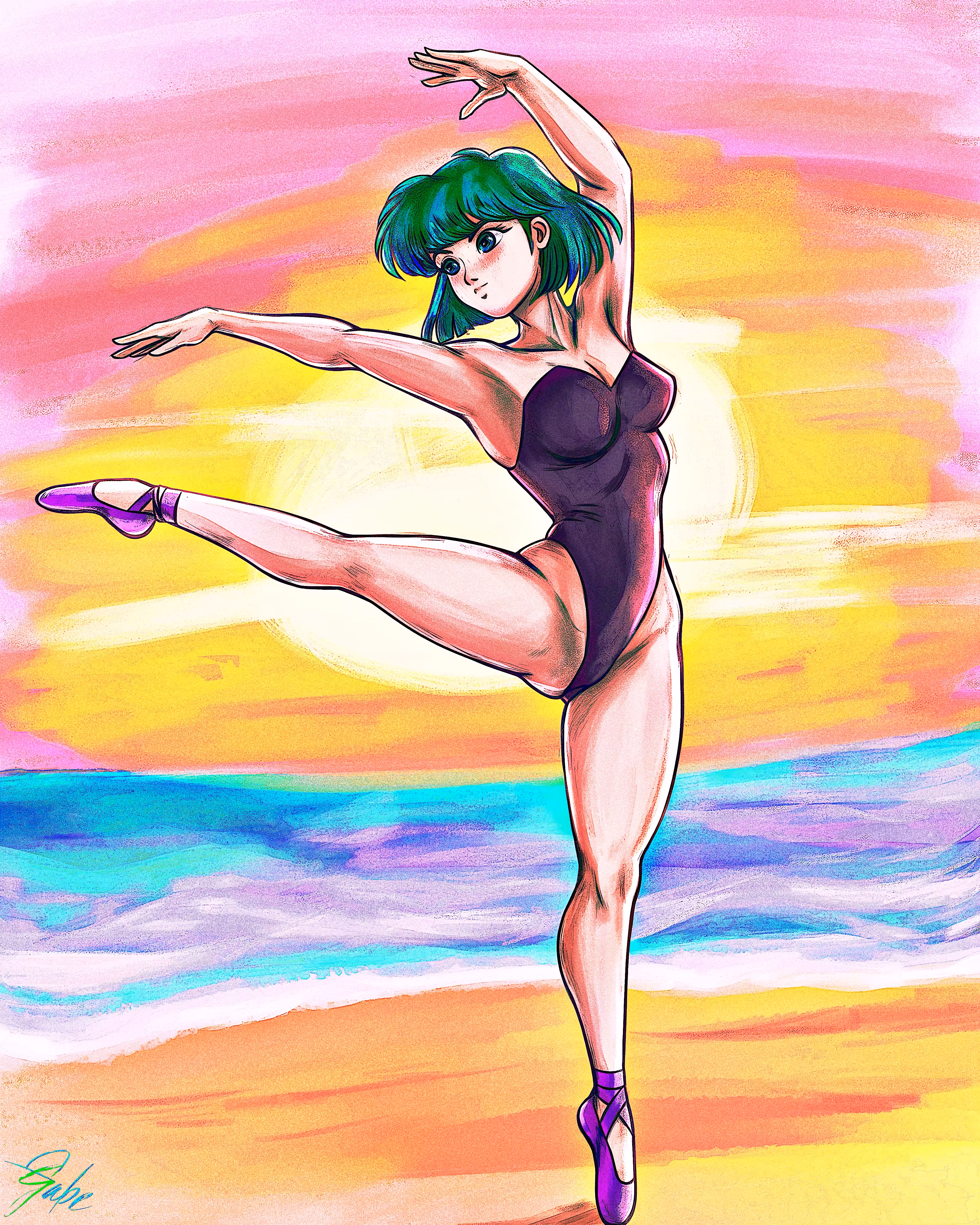 404 Everydaze: Day #106:  “Beach Ballerina” 