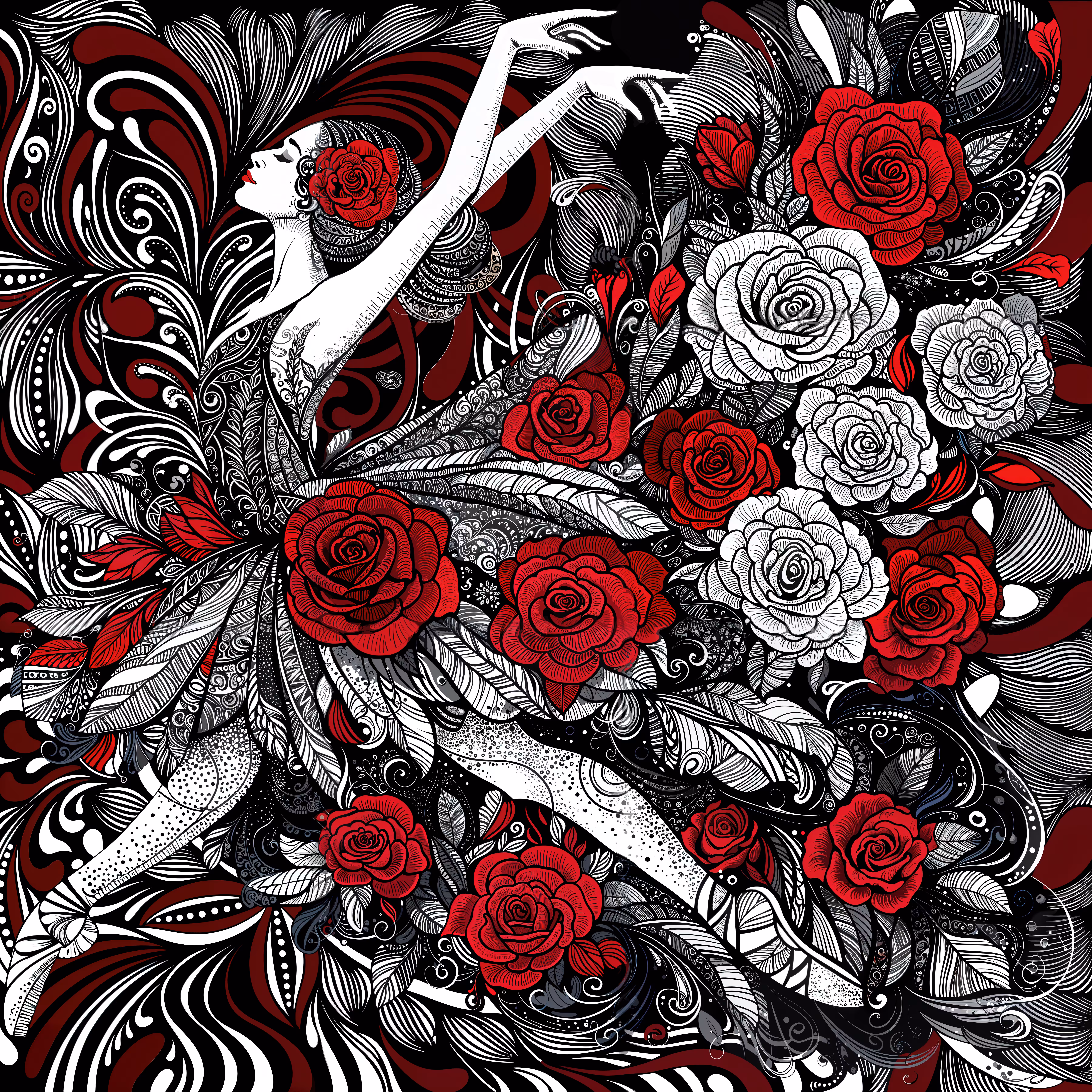 Veil of Floral Grace