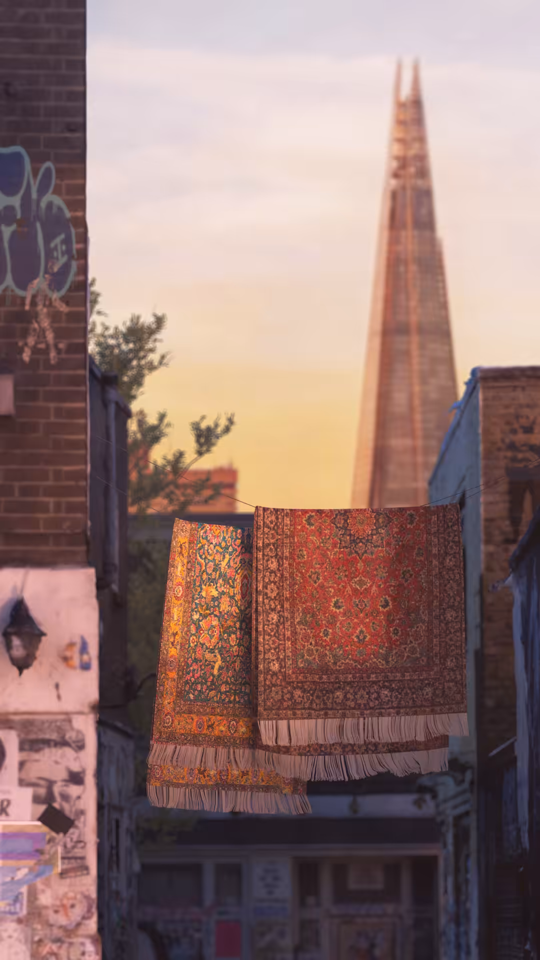 Two persian rugs in London