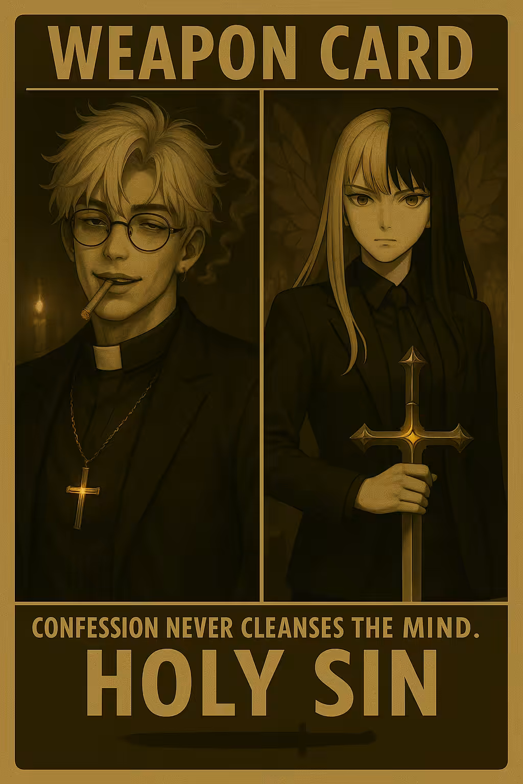 Weapon card - Holy Sin
