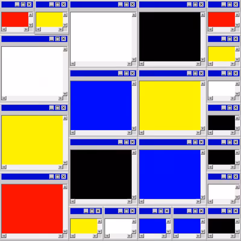 Mondrian's Desktop #1