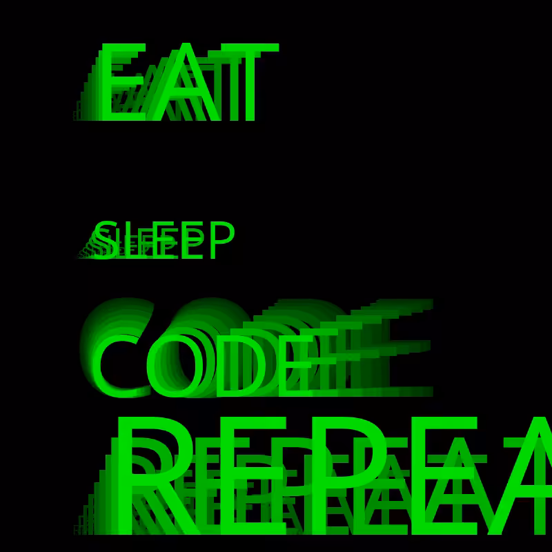 Eat Sleep Code Repeat #40