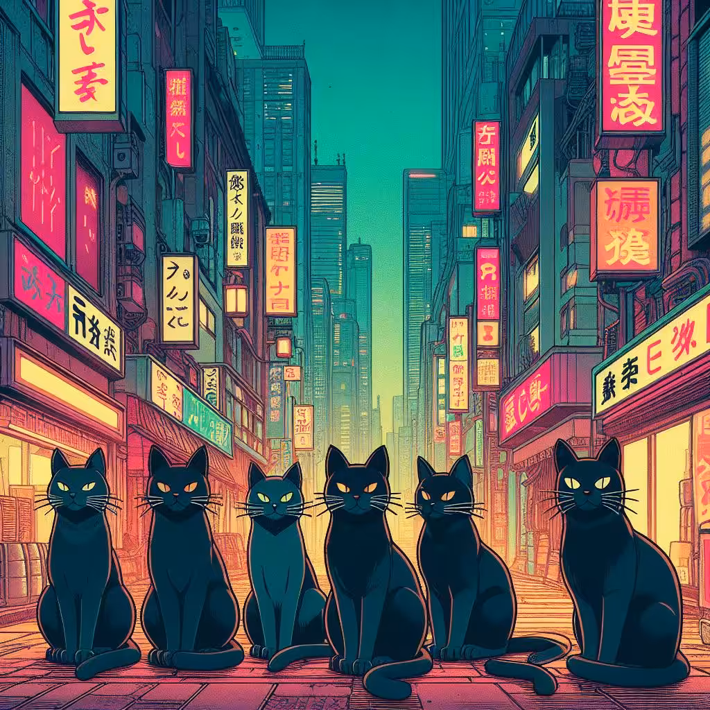 Six cats
