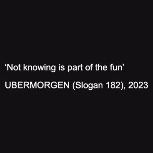 ‘Not knowing is part...