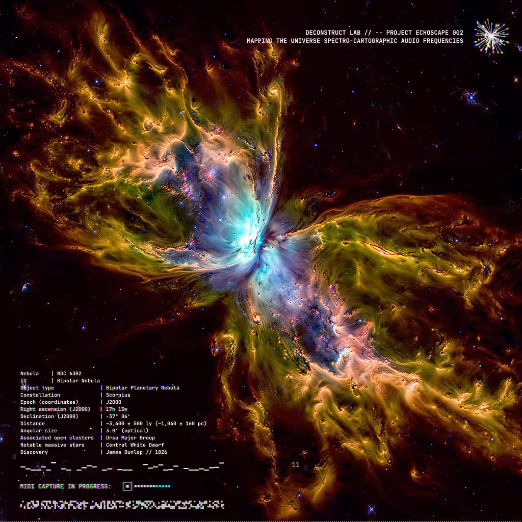 ECHOSCAPE 002 //- NGC 6302 Bipolar Nebula